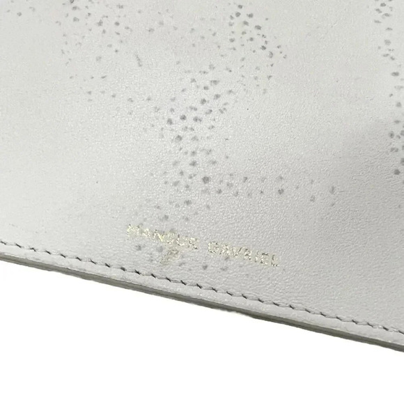 Mansur Gavriel White Leather Clutch Purse - Picture 2 of 7